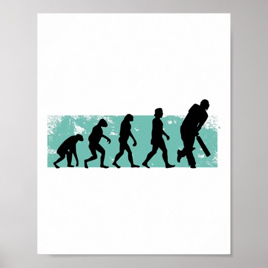 Poster Cricket Evolution Cricket  (Devant)