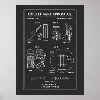 Poster Cricket Game blueprint