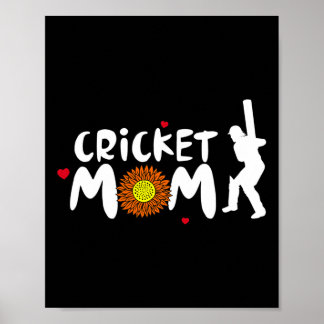 Poster Cricket Mom For Women