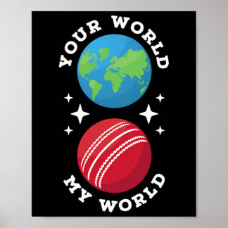 Poster Cricket My World