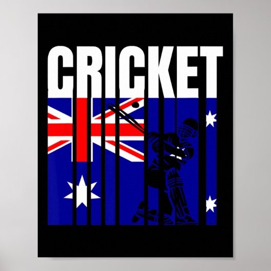 Poster Cricket Player 6 (Devant)