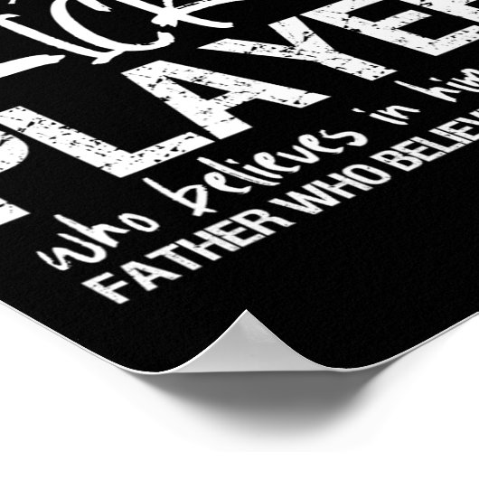 Poster Cricket Player Dad (Coin)