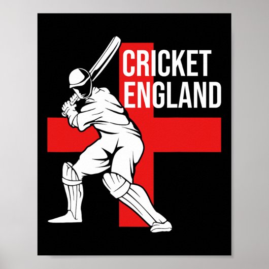 Poster Cricket Player Uk England Cricket For Men (Devant)