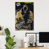 Poster crime réel (Bureau à domicile)