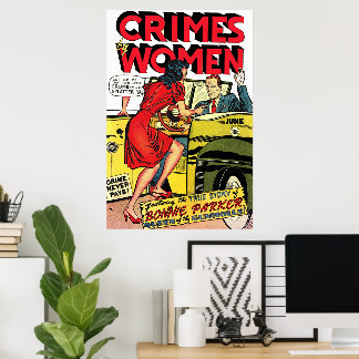 Poster Crimes de femmes_Bonnie Parker Bandes dessinées vi
