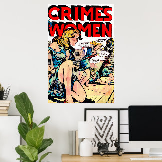 Poster Crimes de femmes Évasion de prison Bandes dessinée
