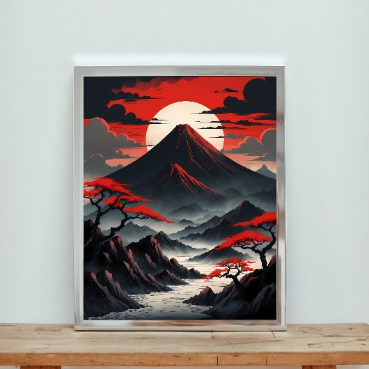 Poster Crimson Horizon