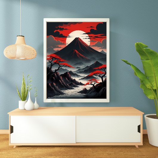 Poster Crimson Horizon