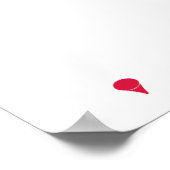 Poster Crimson Red Golf (Coin)