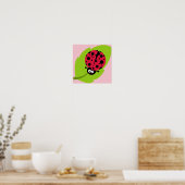Poster Crimson Red Ladybug (Cuisine)