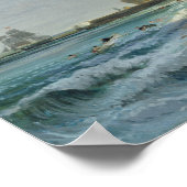 Poster Crinolines on the Beach, Fécamp, 1871 (Coin)