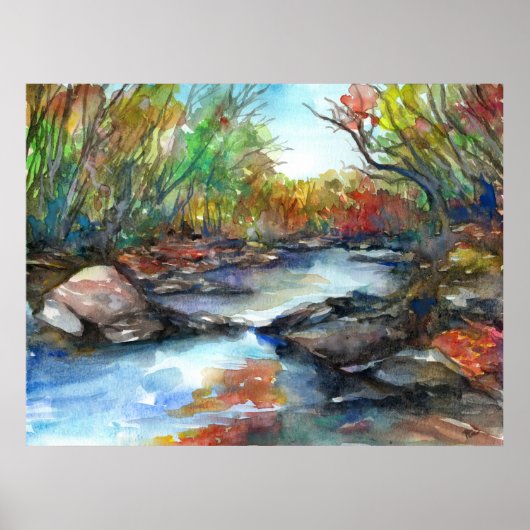 Poster Crique d'automne (Devant)