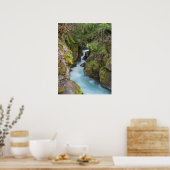 Poster Crique d'Avalanche, Parc national des Glaciers, Mo (Cuisine)