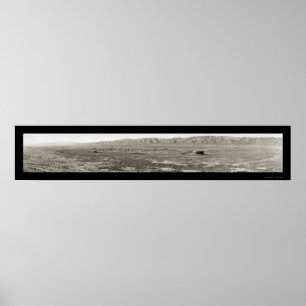 Poster Crique d'herbe, photo 1916 d'huile de WY