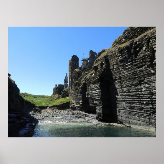 Poster Crique par Sinclair Castle (Devant)