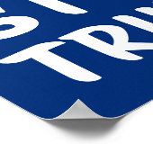 Poster CRISIS Anti-Trump | Blue | Protest (Coin)