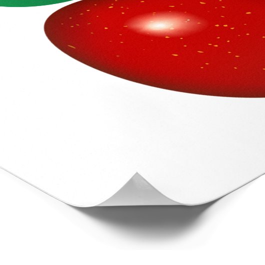 Poster Crisp Red Apple (Coin)