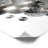 Poster Crisp Silver LES DIAMANTS SONT LE MEILLEUR AMI D'U (Coin)