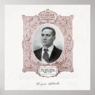 Poster Crispus Attucks Black Patriot Révolution américain