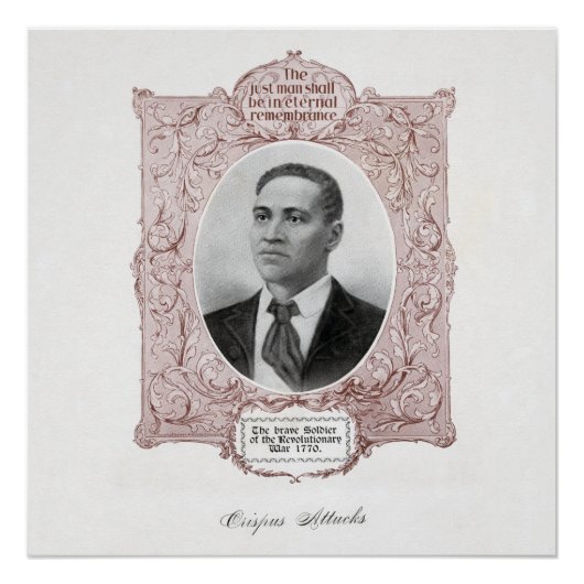 Poster Crispus Attucks : Martyr de la révolution américai (Devant)