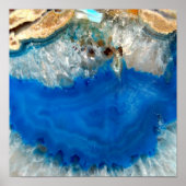 Poster cristal bleu (Devant)