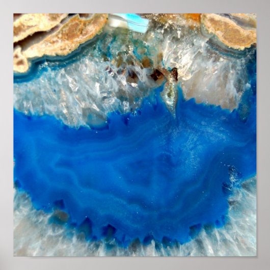 Poster cristal bleu (Devant)