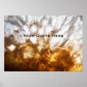 Poster Cristal citrin détaillé