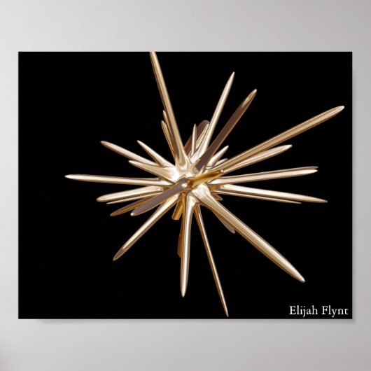 Poster cristal en 3d (Devant)