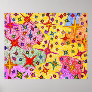 Poster Cristallisez - le dessin abstrait