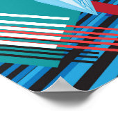 Poster Cristaux colorés, abstrait foncé arrière - plan (Coin)