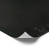 Poster Cristaux de peinture congelés Art abstrait (Coin)