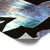 Poster Cristaux d'énergie magique Arc-en-ciel Crystal Roc (Coin)
