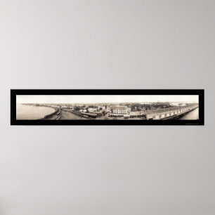 Poster Cristobal Colon Panama Photo 1936