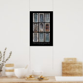 Poster Criston du cimetière du Père Lachaise Imprimer (Cuisine)