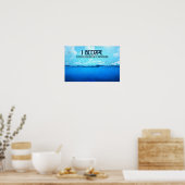 Poster "Critique constructive" Motivation Affirmation (Cuisine)