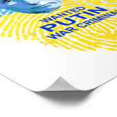 Poster Critique de guerre de Poutine Recherché (Coin)