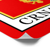 Poster Crna Gora (Coin)