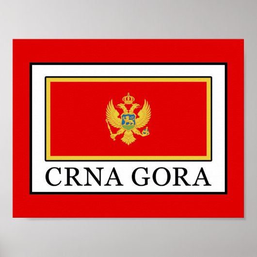 Poster Crna Gora (Devant)