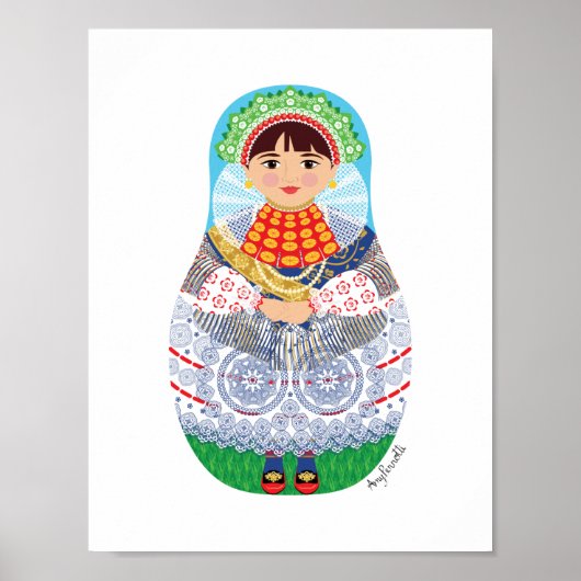Poster croate, Slavonija Matryoshka (Devant)