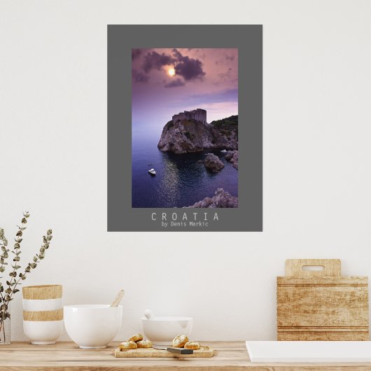 Poster Croatie (Cuisine)