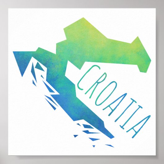 Poster Croatie (Devant)