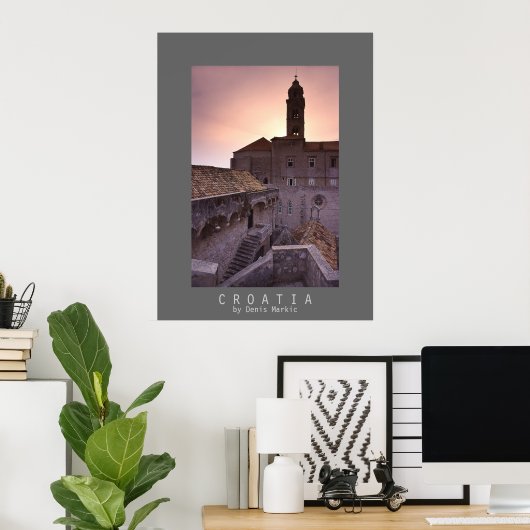 Poster Croatie (Bureau à domicile)