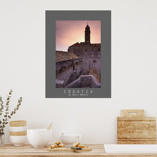 Poster Croatie (Cuisine)