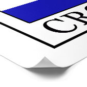 Poster Croatie (Coin)