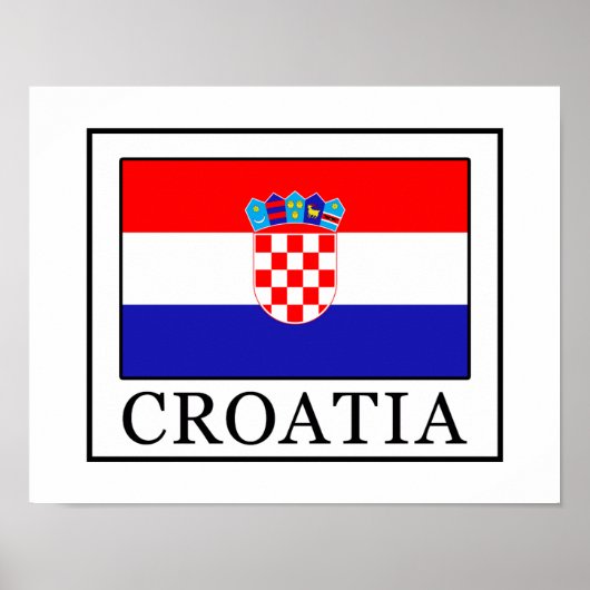Poster Croatie (Devant)