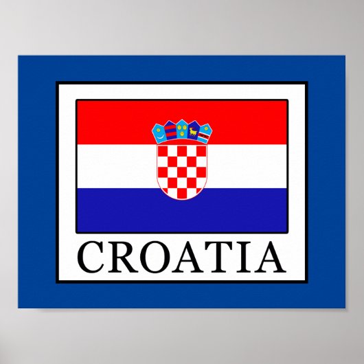 Poster Croatie (Devant)