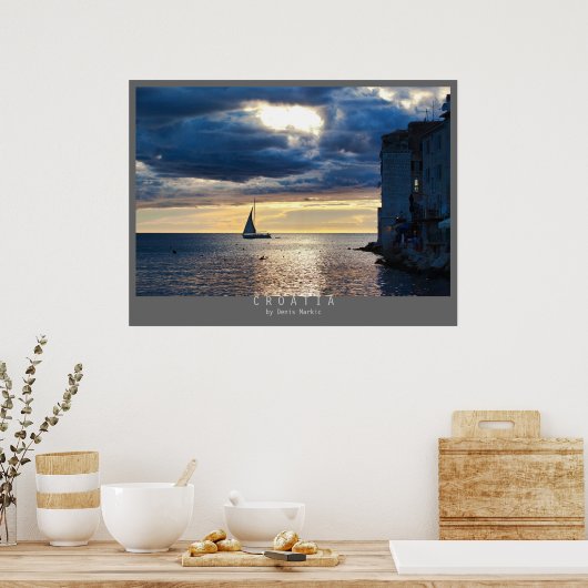 Poster Croatie (Cuisine)