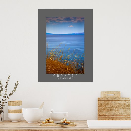 Poster Croatie (Cuisine)