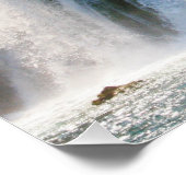 Poster Croatie, cascade pittoresque (Coin)