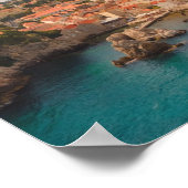 Poster Croatie Europe du Sud-Est Zagreb (Coin)